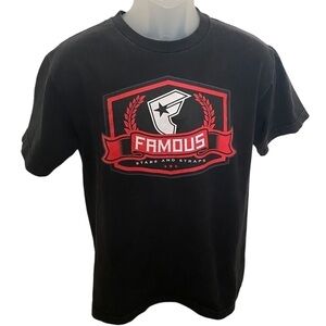 𝅺FAMOUS Stars and Straps Skate Tee Shirt Men M Medium